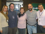 Equipe do Campo e Lavoura com a jornalista Otlia Souza