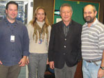 Equipe do Campo e Lavoura com o ex-ministro da Agricultura, Francisco Turra