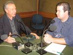 Reprter Nestor Tipa Jnior entrevista ex-ministro da Agricultura, Francisco Turra
