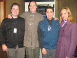 Equipe do Campo e Lavoura com a presidente da Fundao Gaia, Lara Lutzemberger