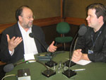 Reprter Nestor Tipa Jnior entrevista presidente da Contag, Alberto Broch