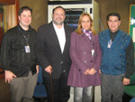 Equipe do Campo e Lavoura com o presidente da Contag, Alberto Broch