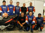 Equipe de acrobacias do Salo: Tito Krakhecker, Luciano Rosa, Anderson Nowiski, Ulisses Camboim, Lui Gargas, Sandro Romrio