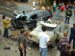 Acidente aconteceu por volta de 8h45min de quinta-feira, 23 de junho de 2011