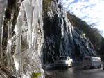 Alguns morros da Serra do Rio do Rastro congelaram