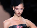 Estampas florais foram destaque da Giorgio Armani Priv