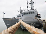 Navio-Patrulha Benevente e Rebocador de Alto-Mar Trito (R21) atracados em Rio Grande