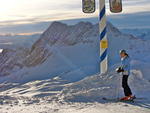 Montanha Zugspitze, Alemanha - Fernanda R. Goltz, de Blumenau, em dezembro de 2010