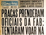 Capa do Jornal ltima Hora