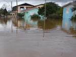 O Rio Grande do Sul continua em alerta por causa dos altos volumes de chuva registrados