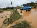 Chuva causa alagamentos em Brusque