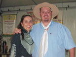 Eu e a patroa em 2009 na Expotch Braslia