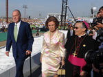 O rei Juan Carlos e a rainha Sofia tambm estiverem presentes na celebrao