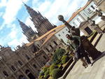 Santiago de Compostela, Espanha - Alcides da Silva Junior, de Timb�, em julho de 2011.