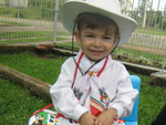 Ver�nica: "Meu filho, Gabriel H�rbe, cultivando as tradi��es"