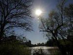 Sol volta a brilhar no Vale do Itaja, Rio Itaja-Au