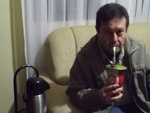 Arlethe da Fonseca: "Paulo e Arlethe mateando em casa (Joinville - SC)"