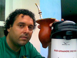 Paulo Sanre da Silva: "Eu mateando na loja"