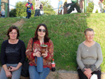 Rozeli Callegario: "Minha irm� F�tima, eu e minha m�e Ilca tomando um chimarr�o numa bela tarde de domingo no Gas�metro, em 2009"