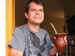Rodrigo Cidade Souto: "Sempre nos finais de semana quando eu estou em casa gosto de desfrutar um bom chimarr�o"