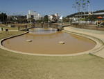 Parque Ramiro Ruediger fechado aps a enchente