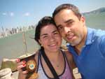 Marcel Amaral Daoud: "Eu e Juliana Daoud em Balne�riu Camboriu-SC"
