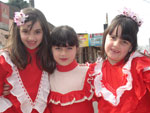 Tatiane da Silva Soares: "Minha linda gauchinha Stefani Soares Dutra, 6 anos, com suas priminhas Maria Eduarda e Gabriele da Silva