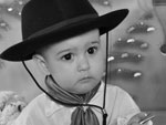 Vanessa Woloski: "Esse � o meu filho Arthur com 10 meses"