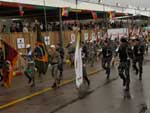 Militares desfilaram durante os festejos farroupilhas em Porto Alegre