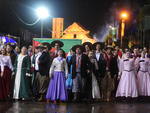 A chuva n�o tirou o brilho Desfile Tem�tico dos Festejos Farroupilhas, na Avenida Edvaldo Pereira Paiva, na Capital