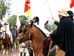 Autoridades recepcionaram tradicionalistas em Taquara