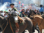 Desfile farroupilha em Santana do Livramento