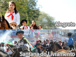Alegrete e Santana do Livramento apresentaram os maiores desfiles de 20 de setembro do interior do estado.