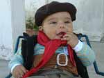 Vanessa da Rosa C�mpara: "foto do meu primo Jo�o Arthur da Rosa Santos, com 7 meses, passeando na casa da vov� Liceria e do vov� Leleco"