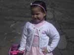 Daiane Roza: "A minha prenda linda, Maria Luiza, 4 anos, indo pra escola para a comemora��o da Semana Farroupilha"