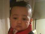 Daniela de Souza da Silva: "Matheus Almeida da Silva indo para a festinha gaud�ria na creche"