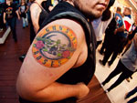Fantico por Guns mostrou a homenagem  banda