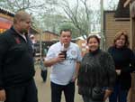 Rejane Souza: "Parque do Harmonia passeio em 07/09 nos piquetes com Diego, Z� Renato, Rose e Eva Regina"