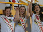 Na foto a  Rainha e as princesas da Hematfest do municpio de Forquilhinha 