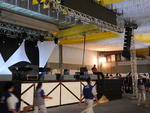 Preparativos para a festa na Vila Germnica