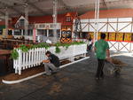 Preparativos para a festa na Vila Germnica