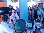 Ico Thomaz estava no meio da multid�o conversando com a galera!