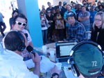 Centenas de pessoas ouviram o programa na Pra�a da Alf�ndega!