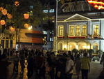 Ilumina��o do Theatro Treze de Maio complementa o visual da Pra�a Saldanha Marinho