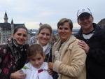 F�ssen, Alemanha - Al�cia Schadrack Borg, de Blumenau, Daniela Schadrack, da Alemanha, Juliana Schadrack, de Salvador (BA), Luiz H. Schadrack, de Blumenau, e Julia Schadrack, da Alemanha, em novembro de 2010