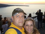 Ilha de Santorini, Gr�cia - Elon e Adriane Thiem, de Blumenau, em outubro 2011