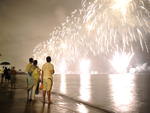 Queima de fogos na Beira-Mar Norte