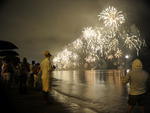 Queima de fogos na Beira-Mar Norte