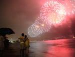 Queima de fogos na Beira-Mar Norte
