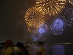 Queima de fogos na Beira-Mar Norte